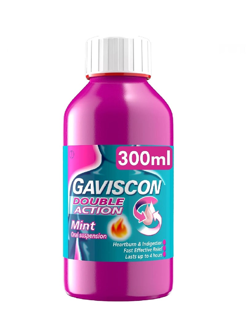 GAVISCON Double Action Mint Oral Suspension 300 Ml